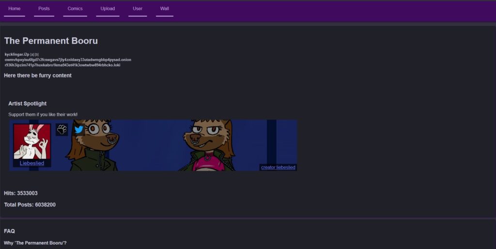 The Permanent Booru Onion Link