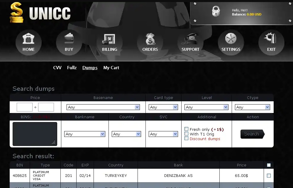 UniCC Market Links