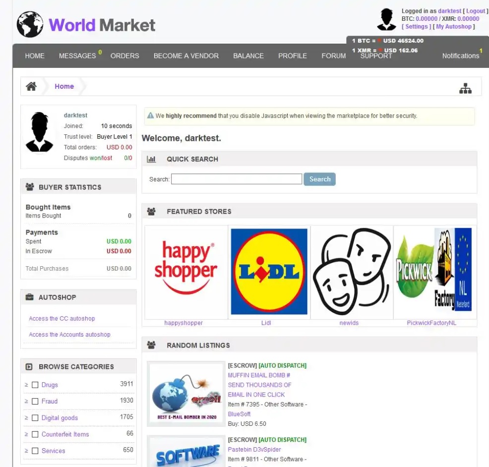 World Market Links